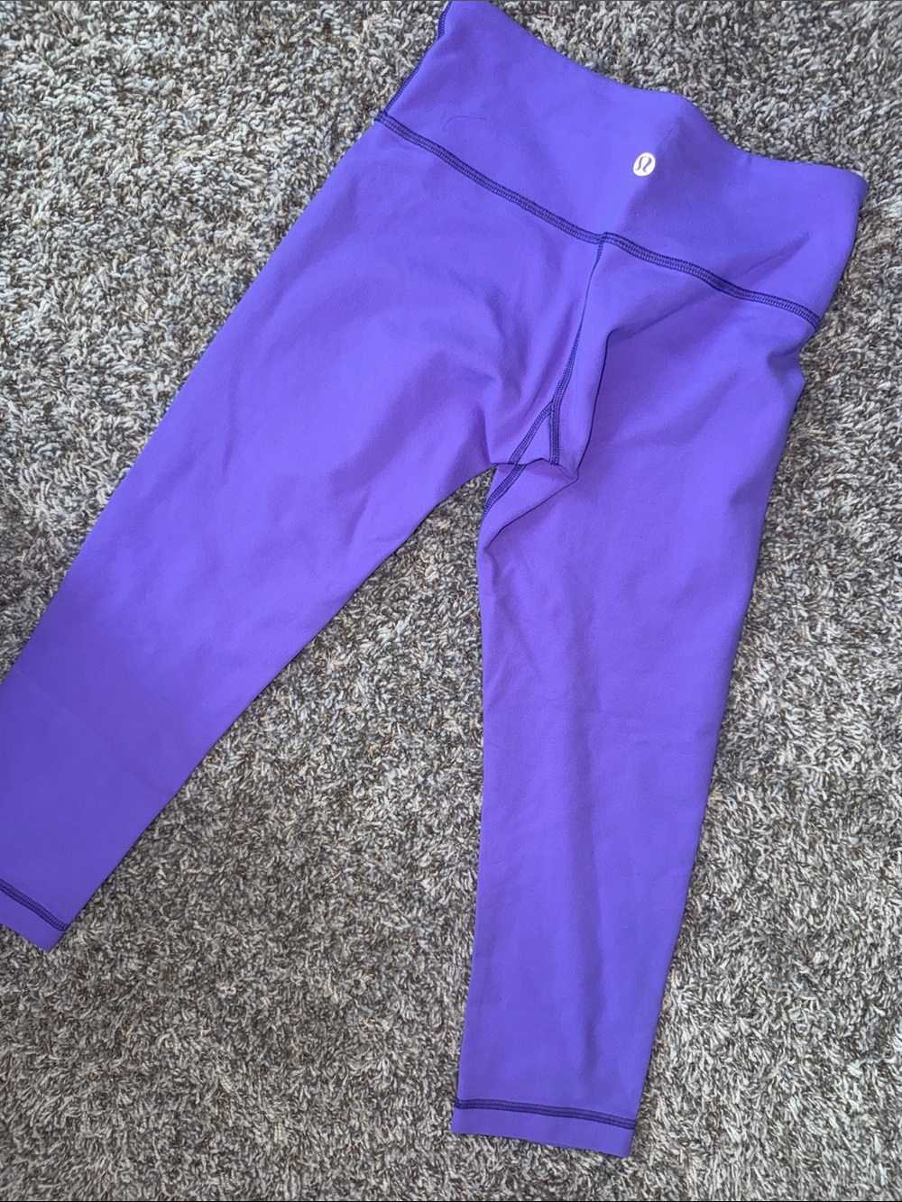 lululemon athletica Purple Cropped Leggings